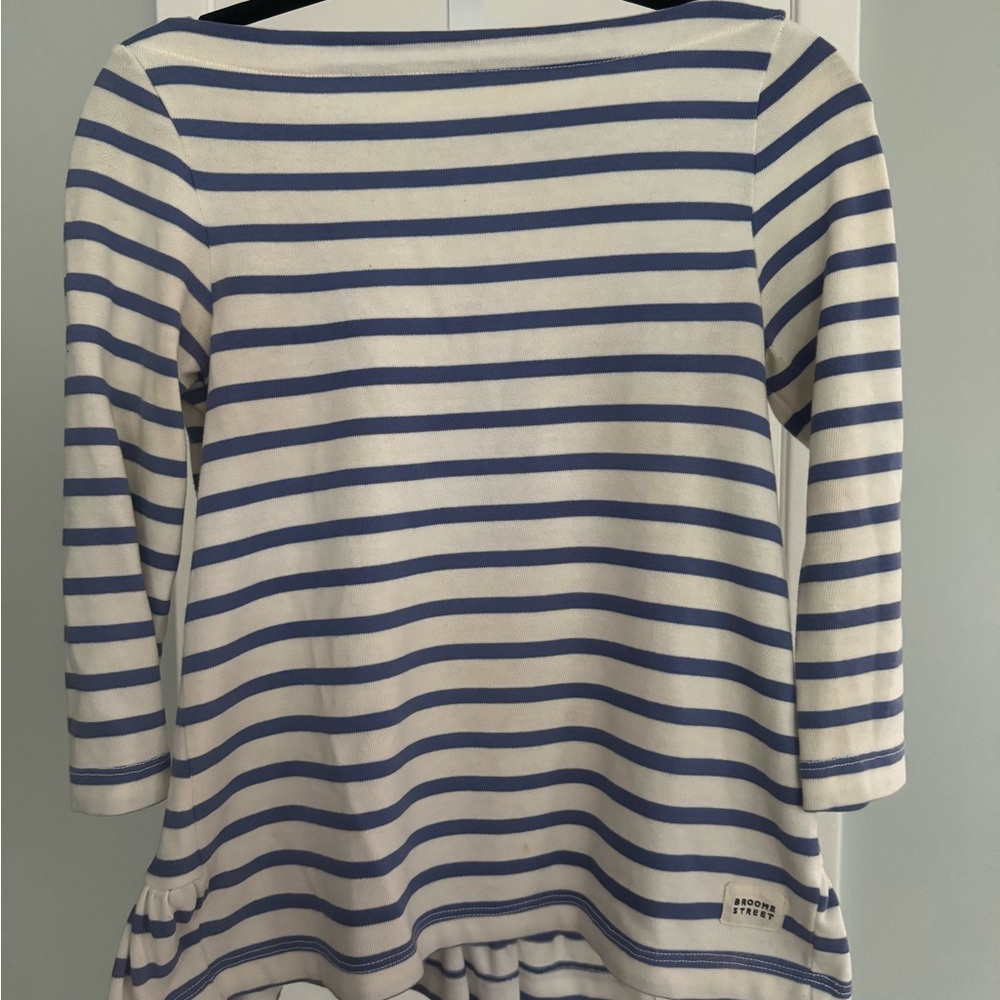 Kate Spade Blue and White Striped Top, size XS